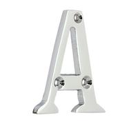 Timco Door Letter A - Polished Chrome