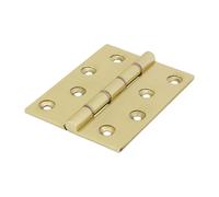 TIMCO Double Phosphor Bronze Washered Butt Hinge Solid Brass Polished- you get 2