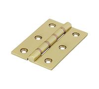 TIMCO Double Phosphor Bronze Washered Butt Hinge Solid Brass Polished- you get 4