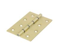 Timco Double Steel Washered Butt Hinge - Solid Brass - Polished Brass TIMbag 1 234898P