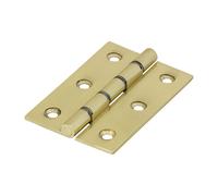 Timco Double Steel Washered Hinges - Solid Brass - Polished Brass in Gold Timco Gold