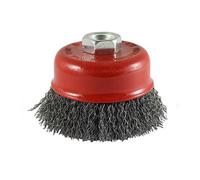 Timco Drill Cup Brush Crimped Steel Wire - 50mm