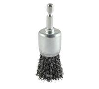 Timco Drill End Brush Crimped Steel Wire - 25mm