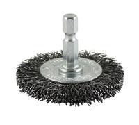 Timco Drill Wheel Brush - Crimped Steel Wire - Box of 1 100SWC