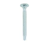 Timco Drywall Self-Drilling Bugle Head Silver Screws - 3.5 X 38
