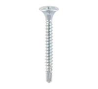 Timco Drywall Self-Drilling Bugle Head Silver Screws - 3.9 X 65