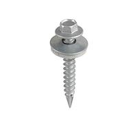 TIMco DS32W16BB Hex Double Slash Timber Screw 6.3 x 32 and M16 Washers - Silver Ruspert (Bag of 120)