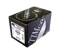 Timco DS45W19B Metal Construction Thin Sheet Metal To Timber Screws - Hex - Epdm Washer - Slash Point - Exterior - Silver Organic 6.3 X 45 Box 100