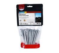 TIMco DSN100B Galvanized Drive Screw 100 x 5.40 - (1kg Bag)