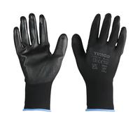 Timco Durable Grip Gloves - Pu Coated Polyester - Multi Pack Bag 12 770718