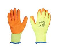 Timco - Eco-Grip Gloves - Crinkle Latex Coated Polycotton - Multi Pack (Size X Large - 12 Pieces)