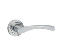 Timco Edleston Lever On Rose Handles - Polished Chrome Blister Pack 1 200559