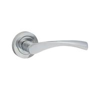 Timco - Edleston Lever On Rose Handles - Polished Chrome (Size 51mm - 2 Pieces)