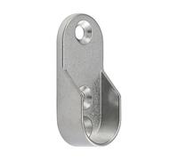 Timco - End Socket - for Oval Tube - Polished Chrome (Size 30 x 15-2 Pieces)