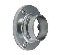 Timco - End Sockets - For Round Tube - Polished Chrome (Size 25mm - 2 Pieces)