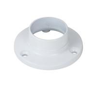 Timco - End Sockets - For Round Tube - White (Size 25mm - 2 Pieces)