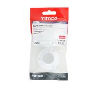 Timco End Sockets - For Round Tube - White TIMpac 2 204144P