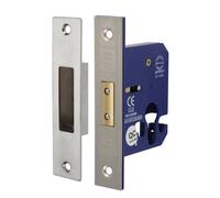 Timco Euro Deadlock Satin Nickel - 66mm