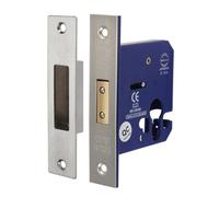 Timco Euro Deadlock Satin Nickel - 78mm