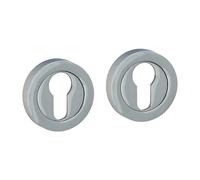 Timco Euro Profile Escutcheon - Polish Chrome Blister Pack 1 200050