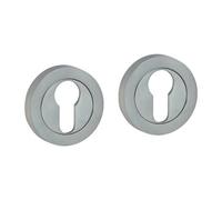Timco Euro Profile Escutcheon - Satin Chrome