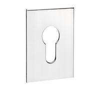 Timco Euro Profile Self-Adhesive Escutcheon - Oblong - Polished Stainless Steel Bag 1 200546