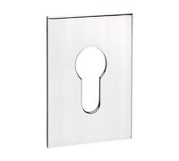 Timco Euro Profile Self-Adhesive Escutcheon - Oblong - Polished Stainless Steel TIMpac 1 200546P