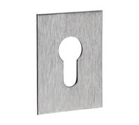 Timco Euro Profile Self-Adhesive Escutcheon - Oblong - Satin Stainless Steel TIMpac 1 200439P