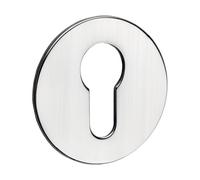 Timco Euro Profile Self-Adhesive Escutcheon - Round - Polished Stainless Steel TIMpac 1 200116P