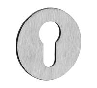 Timco Euro Profile Self-Adhesive Escutcheon - Round - Satin Stainless Steel Bag 1 200940