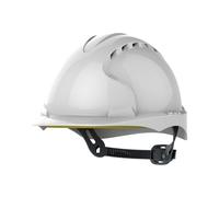 Timco EVO®2 Industrial Safety Helmet OneTouch™ Slip Ratchet Mid Peak Vent White