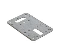 Timco FCP100 Flat Connector Plates - Galvanised 62 X 100 Bag 5
