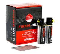 Timco Firmahold Collated Brad Nails & Fuel Cells - 16 Gauge - Angled - Galvanised Abg1664G - 16G X 64/2Bfc
