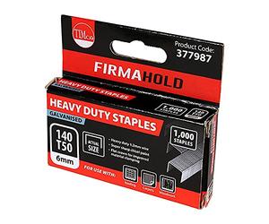 TIMCO Firmahold Staples - Heavy Duty - Chisel Point - Galvanised