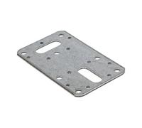 Timco Flat Connector Plates Galvanised - 62 X 100