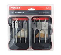 TIMCO Flat Wood Bit Set - 7pcs