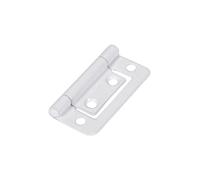 Timco - Flush Hinge (105) - White (Size 50 x 38.5-2 Pieces)