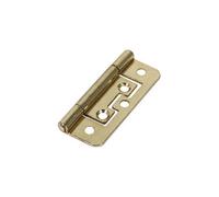 Timco Flush Hinges (105) Steel Electro Brass - 63 X 37