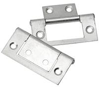 TIMCO Flush Hinges (105) Steel Silver - 50 x 38.5