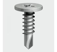 TIMco FP26 PH2 Philips Pancake Head Self-Drilling Screw 5.5 x 26 - Silver Ruspert (Box of 500)