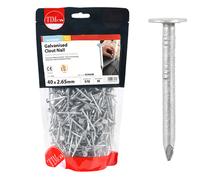 Timco Galvanised Clout Nails - 40 x 2.65 (1 Kilogram Pack)