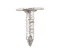 TIMCO Galvanized ELH Clout Nails - 25 x 3.00 - Extra Clamping - Perfect for Fitting Roofing Felt and plasterboard - 25kg Box - Silver