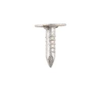 TIMCO Galvanized ELH Clout Nails - 30 x 3.00 - Extra Clamping - Perfect for Fitting Roofing Felt and plasterboard - 1kg Bag - Silver