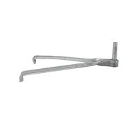 Timco - Gate Hooks to Build - Double Brick - Hot Dipped Galvanised (Size 12mm - 2 Pieces)