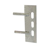 Timco GB2P Gravel Board Clip - Twin Pin - Galvanised 150 X 50Mm Unit 1