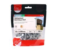 Timco GEC30MB Extra Large Head Clout Nails - Galvanised 30 X 3.00