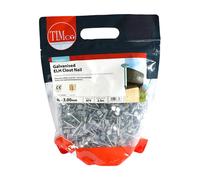 TIMco GEC40LB Galvanized ELH Clout Nails 40 x 3.00 - (2.5kg Bag)