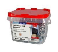 TIMco Galvanised ELH Clout Nail 40mm x 3.0mm (2.5kg Tub)