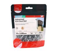 Timco GEC50MB Extra Large Head Clout Nails - Galvanised 50 X 3.00