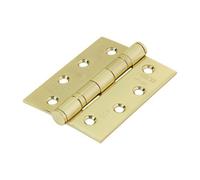 Timco - Grade 13 Fire Door Hinges - Electro Brass Stainless Steel (Size 101 X 76 X 3 - 2 Pieces)